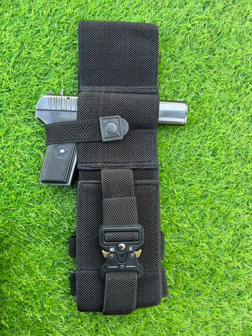 elastic pistol belt with free cleaning kit