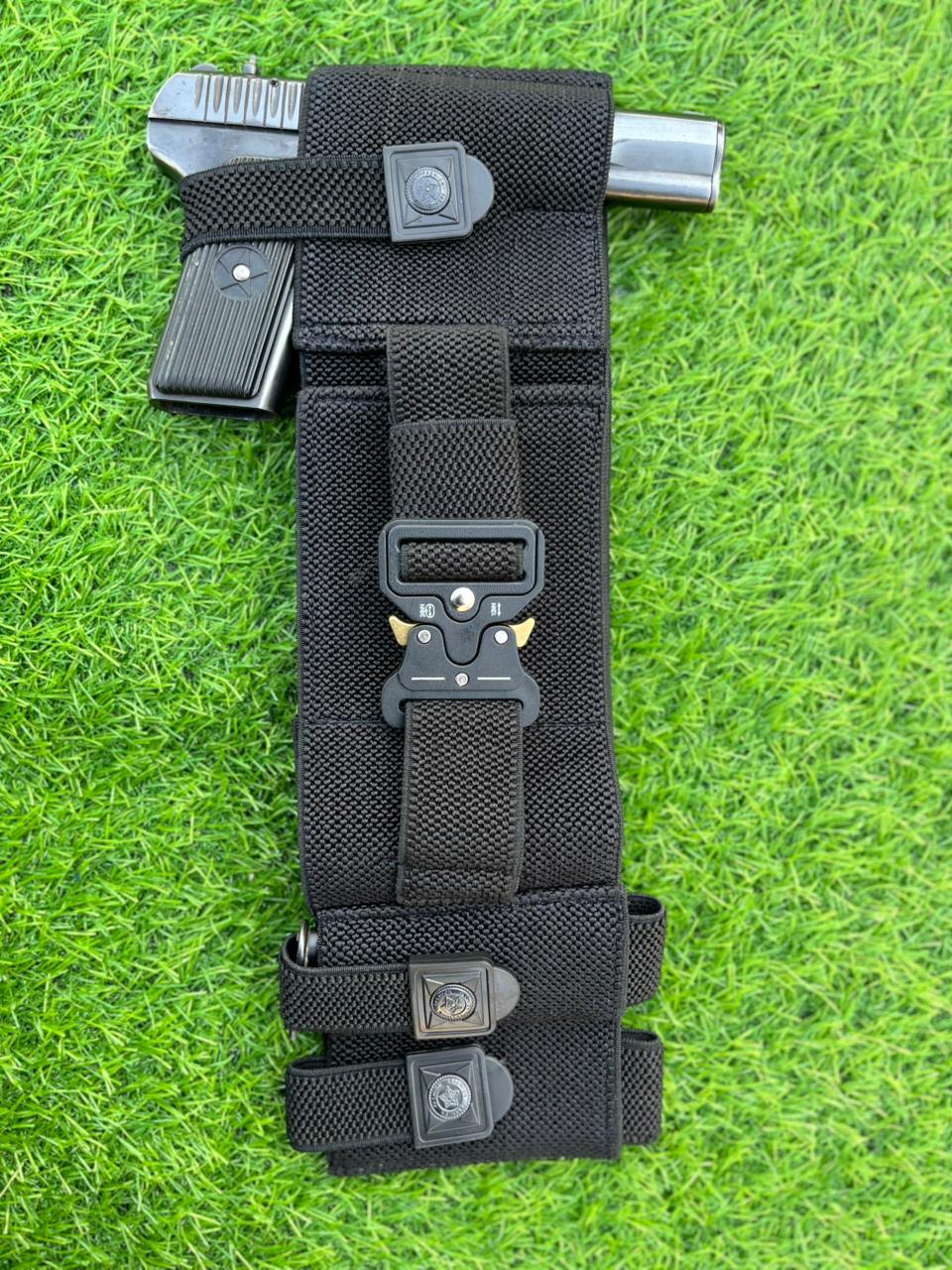 elastic pistol belt with free cleaning kit